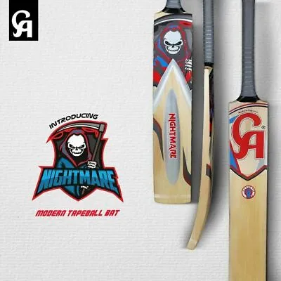 £24.94 • Buy CA NIGHTMARE Outdoor Street Cricket Tape Ball Bat Long Blade Full Size