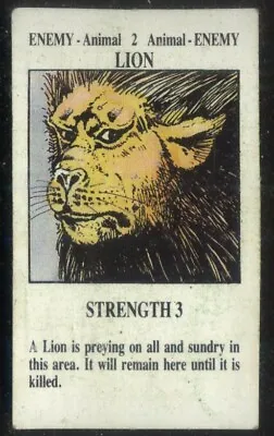 £2 • Buy Lion Enemy Animal Adventure Card Talisman 2nd Edition By Games Workshop
