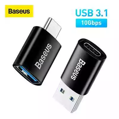 Baseus USB-C OTG Data Adapter Type C Male To USB 3.1 A Female Cable Converter • $8.99