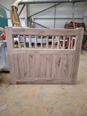 Green Oak Bespoke Pair Of Gates - MADE TO ORDER AND SPECS • £1820