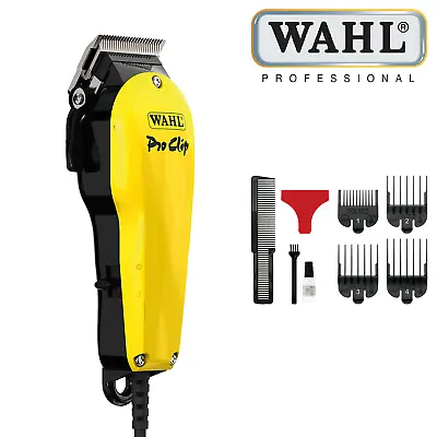 Wahl Professional Pro Clip Corded Hair Clipper Kit Adjustable Lever 8265-830 • £44.39