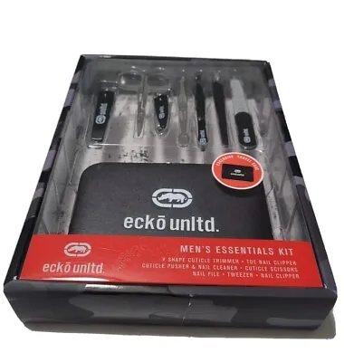 Ecko Unltd. Men's Essentials  7 Pc Manicure & Pedicure Kit Exclusive Travel Case • $16.97