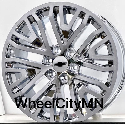 $1599.99 • Buy 22” Chrome OE 5906 Replica SEV Rims Fits 2023 Chevy Tahoe Suburban RST Z71 6x5.5
