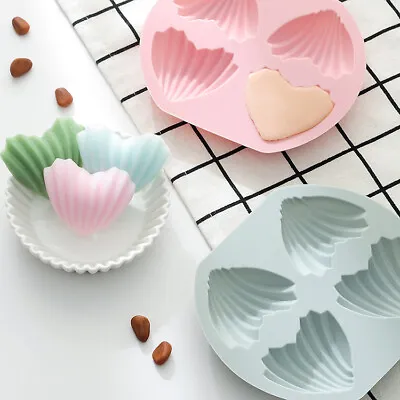£3.49 • Buy Silicone Madeleine Cake Cookies Heart Mold Chocolate Candy Mould Valentine DIY