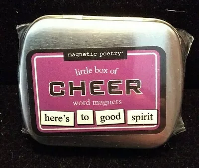 Magnetic Poetry Little Box Of CHEER Word Magnets • $7.95