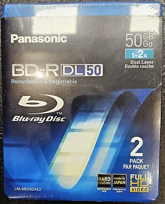 Panasonic BD-R DL50 50gb Recordable Blu-ray Discs • £9.99