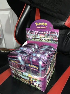 $125 • Buy Pokemon Galar Power Mini Tin Display Box With 10 Sealed Tins