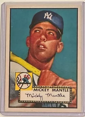 1952 Topps Mickey Mantle ⚡️FLAWLESS NOVELTY CARD⚡️Yankees • $9.99