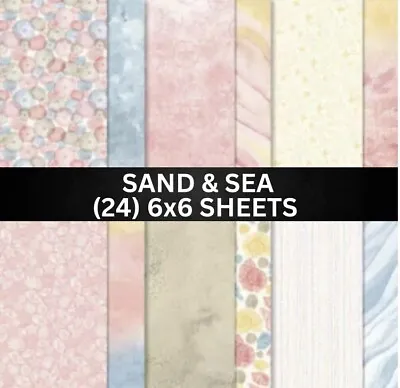 Stampin Up SAND & SEA Designer Series Paper DSP Beach Water - (24) 6x6 Sheets • $14.87