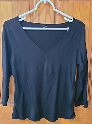 NWOT Majestic Paris Women’s Black Viscose Top Size 3 • $43.59