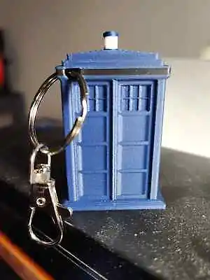 Tardis Keychain/Flair (3d Print) • £5.79