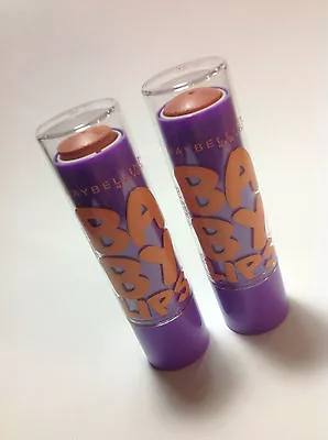 2 X Maybelline Baby Lips Lip Balm  #30 PEACH KISS NEW . • $29.71