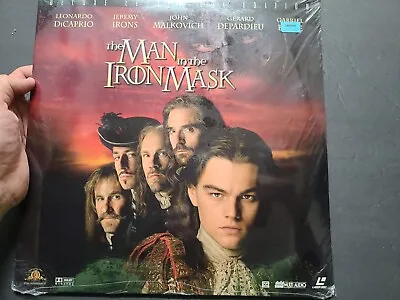 NEW The Man In The Iron Mask Laserdisc LD Deluxe Letter Box Leonardo DiCaprio  • $26.99