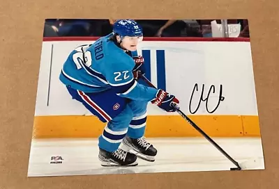 Cole Caufield Signed Montreal Canadiens 8x10 Photo Psa/dna Coa Authentic • $56.40