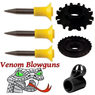 100 .40 Caliber Hunting Spikes Dart Kit & Tactical Peep Sight By Venom Blowgun • $14.99