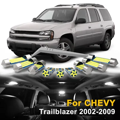 16 X White Interior LED Lights Package For 2002- 2009 Chevy Trailblazer +TOOL • $16.98