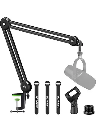 Aokeo Microphone Stand Desk Adjustable Heavy Table Mic Stand Arm Boom • $9.50