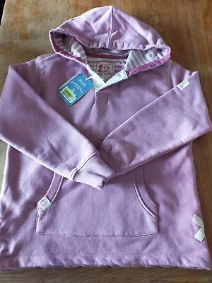 ⭐BNWT. Lovely Girl Popover Hoody Lazy Jacks 7-8yrs Pink Immaculate • £20