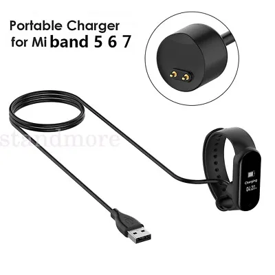 Fast Charging Cable Magnetic Watch Charger For Xiaomi Miband 5 6 7 Mi Band • £3.60