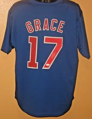 Mark Grace Signed Autograph Logo Jersey JSA Certified XL Chicago Cubs Auto • $109