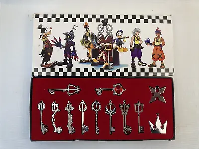 $29.74 • Buy Kingdom Hearts Set Of 12 Metal Keyblade Keychain Sword Weapons