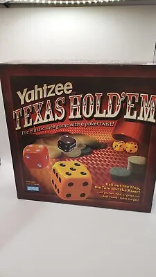 Yahtzee Texas Hold' Em Parker Brothers Poker Dice Game New!  • $15.99