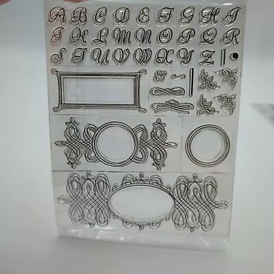 Martha Stewart Crafts Clear Stamps  CALLIGRAPHY STAMP SET  #M954100 • $7.99