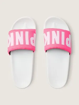 Victorias Secret Pink Seamless Slides Sandals Beach Shoes S M L Nwt • $29.75