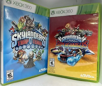 Skylanders Trap Team & Superchargers XBOX 360 Video Game Lot 2013 2015 TESTED • $17