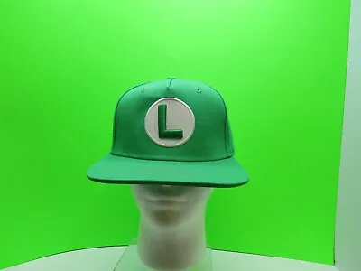 Super Mario Luigi Green L Nintendo 2019 Green Snapback Cap/Hat • $25