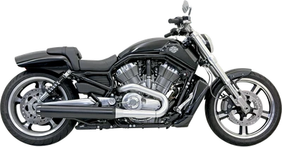 $637.95 • Buy 2009-2017 For Harley V-Rod Muscle VRSCF 4  Slip-On Mufflers For VRSCF Black