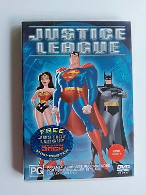 Justice League ( 2002 Dvd) Free Shipping  • $6.50