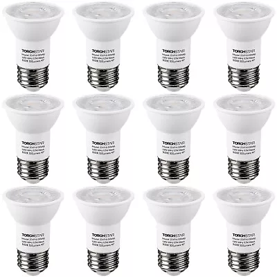 $39.99 • Buy 12-Pack PAR16 LED Spotlight Bulb, Dimmable 6.5W=50W Track Light Bulbs 5000K