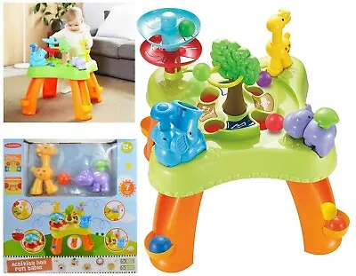 Baby Activity Ball Run Table Early Learning Game Music Light Sensory Toy NEW UK • £54.99