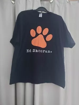 Ed Sheeran T-shirt Paw Print UK Size 2xL Black • £20