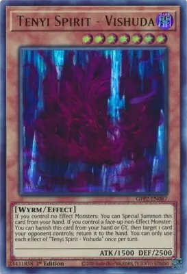 $4.50 • Buy Tenyi Spirit - Vishuda - GFP2-EN087 - Ultra Rare - 1st Edition - Yugioh