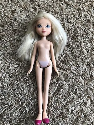 Moxie Girlz Doll Blue Eyes Nude Blonde Hair Shoes MGA Bratz For OOAK Or Play • $6.99