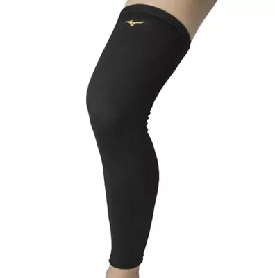 Mizuno Japan Volleyball Knee Pad Supporter Super Long V2MYA011 Black Gold • $18.99