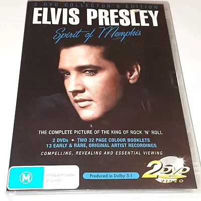 Elvis Presley : Spirit Of Memphis (DVD) 2 Disc Set - FREE POST  • $14.99