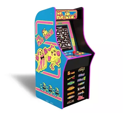 Retro Arcade Game Ms. Pac-Man WIFI 14 Classic Games Included Legacy Controls • $384.57