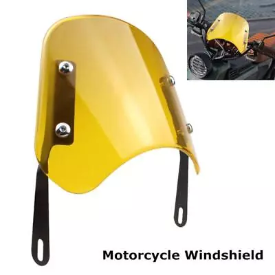 Universal Motorcycle Windshield Fairing Screen Instrument Visor With Hardware • $40.12