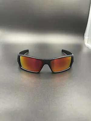 Oakley Gascan Matte Black W/ Ruby Iridium Lenses New • $100