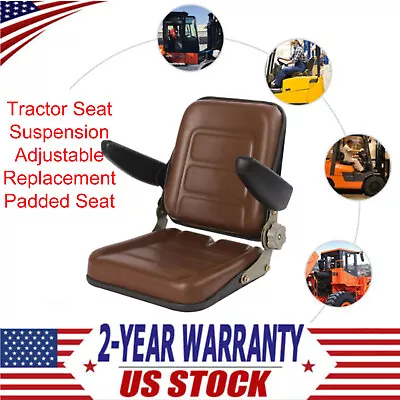 Tractor Seat Suspension Adjustable Replacement Padded Seat For FORD/NEW HOLLAND • $78.96
