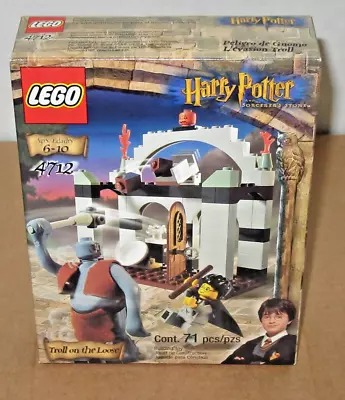 LEGO 4712 HARRY POTTER  TROLL ON THE LOOSE New Sealed Retired PHLOSOPHER'S STONE • $75