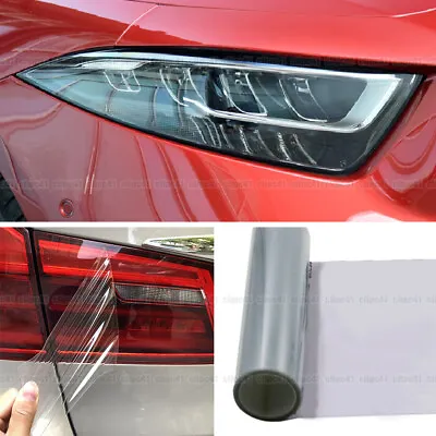 12x48  Headlight Protector Film Clear Car Lamp Protection Wrap Sticker Universal • $16.49