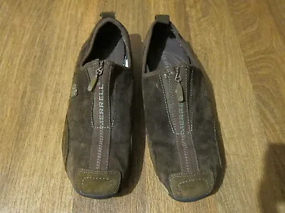 Merrell Barrado Womens Size 9 Brown Suede Leather Performance Footwear  • $18