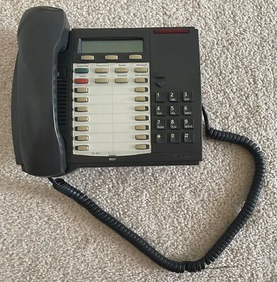 $38.99 • Buy Mitel Superset 4025 Business Phone Black With Cord Wall Mount Tested Working 