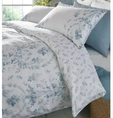 Laura Ashley Marabeau Seaspray Duvet Cover Set (3 Items) Bedding SuperKing BNIP  • £69.99