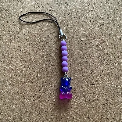 Handmade Mobile Gummy Bear Phone Charm/pencil Case / Bag Charm • £3