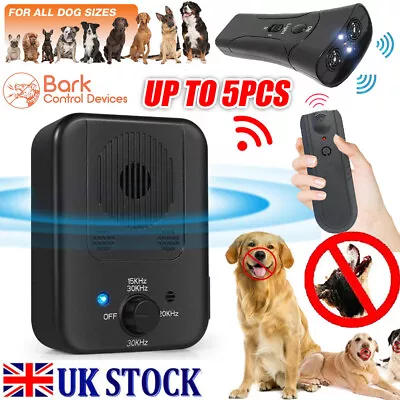 Outdoor Anti Bark Device Ultrasonic Dog Barking Control Stop Repeller Trainer UK • £5.88